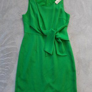 The Limited Green Faux Tie Front Sheath Dress - 8